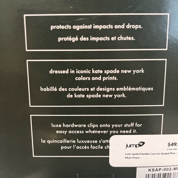 ♠️ Kate Spade New York Air Pods Pro Floral Case - Picture 7 of 8